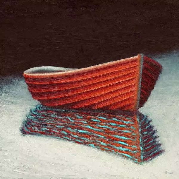 Semi Abstract Art - Modern Minimalist Boat Painting - Giclée Art Print - Art of the Sea 